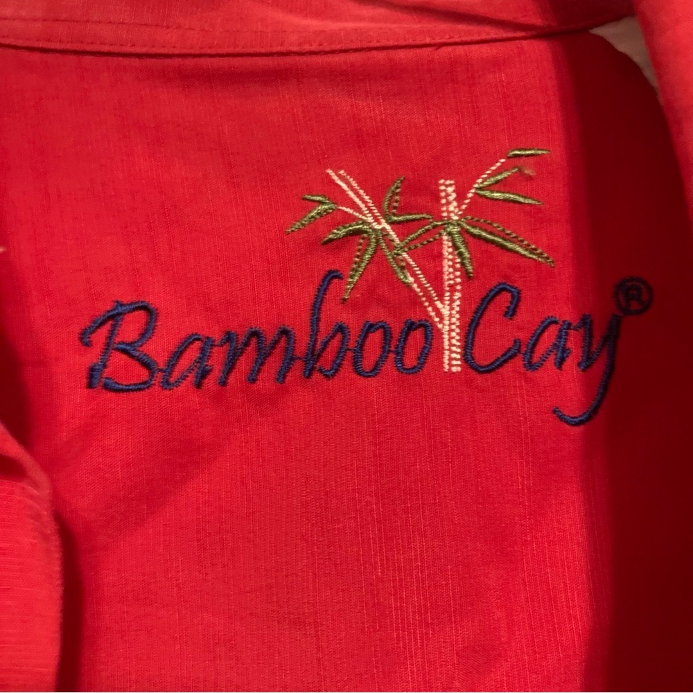Vintage Bamboo Cay Embroidered Hawaiian Shirt - Picture 4 of 7